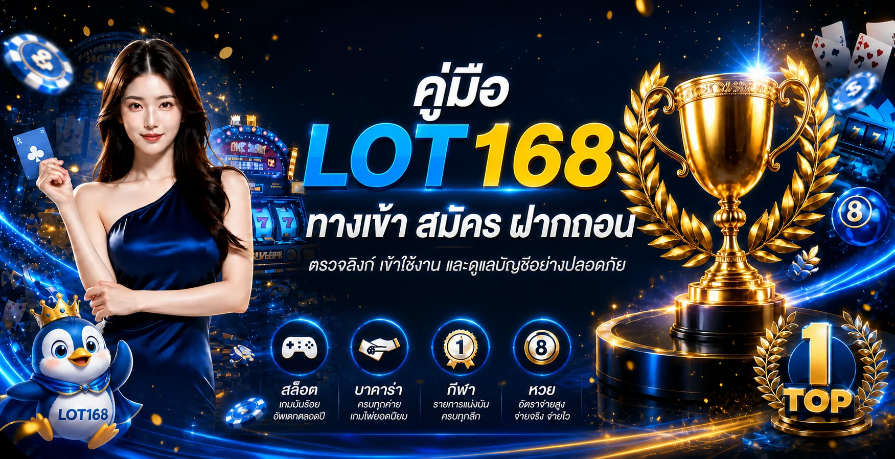 LOT168 คู่มือทางเข้า สมัคร ฝากถอน และความปลอดภัย